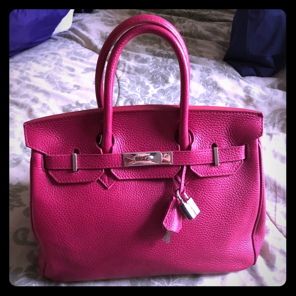 Teddy Blake by Buti Hot Magenta Caty Satchel